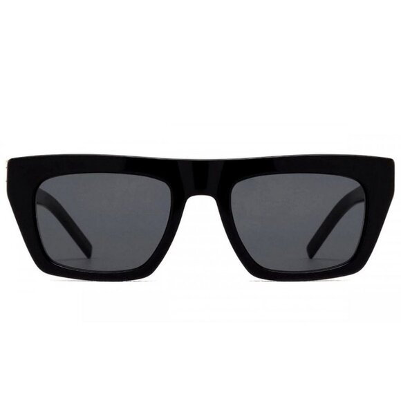 NEW SAINT LAURENT SUNGLASSES SLM131 001 WOMEN BLACK SQUARE EYEWEAR SL M131 001 - Picture 2 of 4